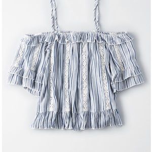 AE Cold Shoulder Top